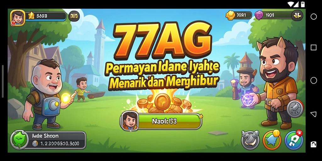 Tampilan gameplay 77AG yang seru dan menantang.
