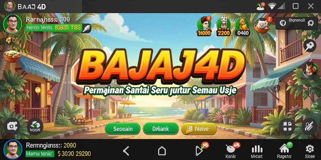 Screenshot BAJAJ4D menampilkan tampilan gameplay yang menyenangkan dan penuh warna.