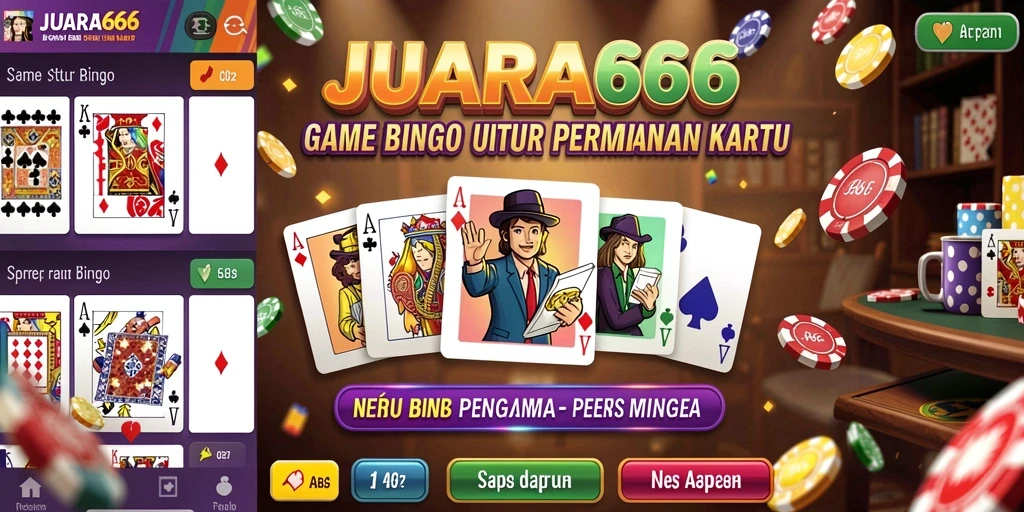 Tampilan gameplay JUARA666 yang menarik dan interaktif saat bermain Bingo.