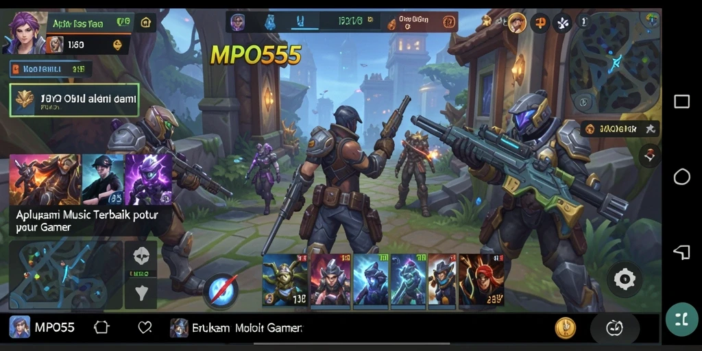 Gameplay seru dalam MPO555 dengan berbagai tantangan musik.