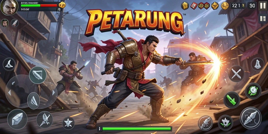Gameplay seru RP62RP dengan pertarungan epik antar karakter.