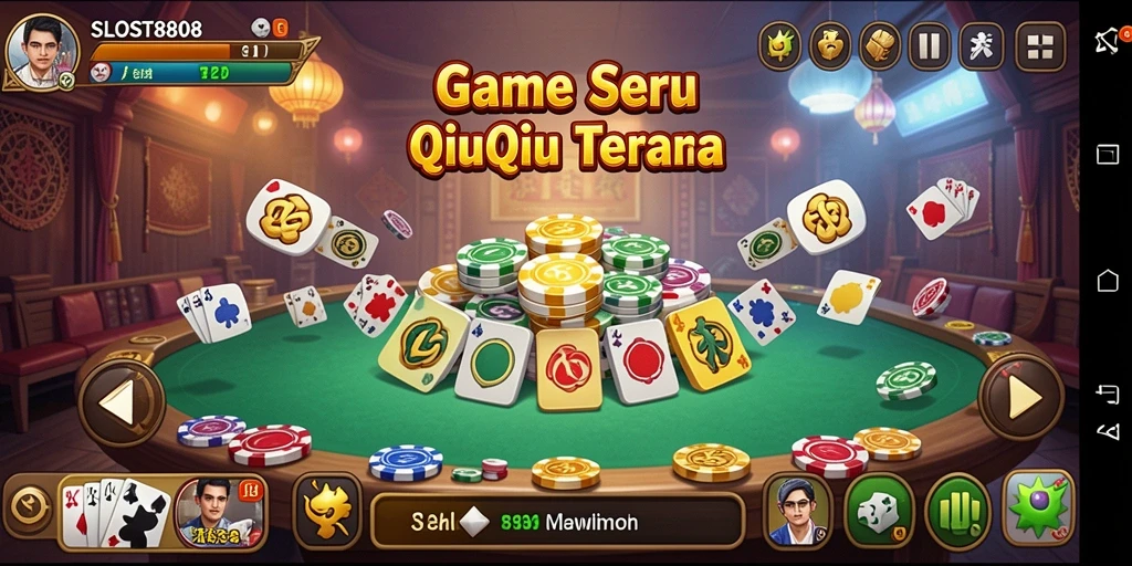 Tampilan gameplay QiuQiu yang menarik dan seru.