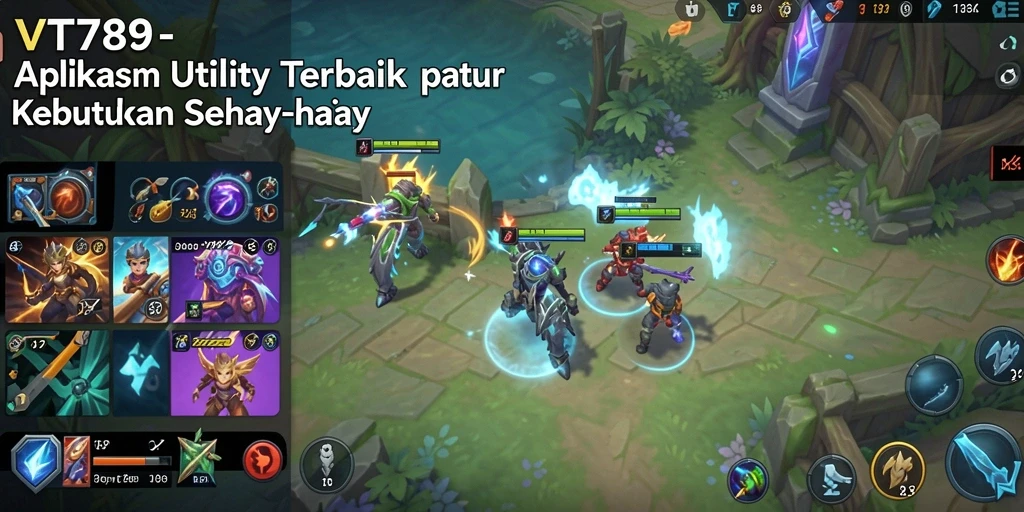 Tampilan utama VT789 dengan berbagai fitur Utility yang menarik.